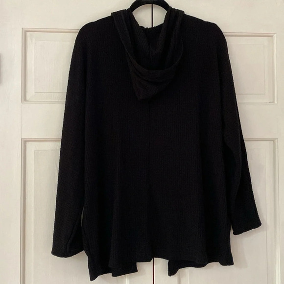 AEO Soft and‎ Sexy Oversized Waffle Knit Hooded Cardigan Comfy Cozy Size Small - Picture 6 of 8